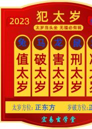  2023年犯太岁生肖属相有哪些 2023年犯太岁的五大生肖